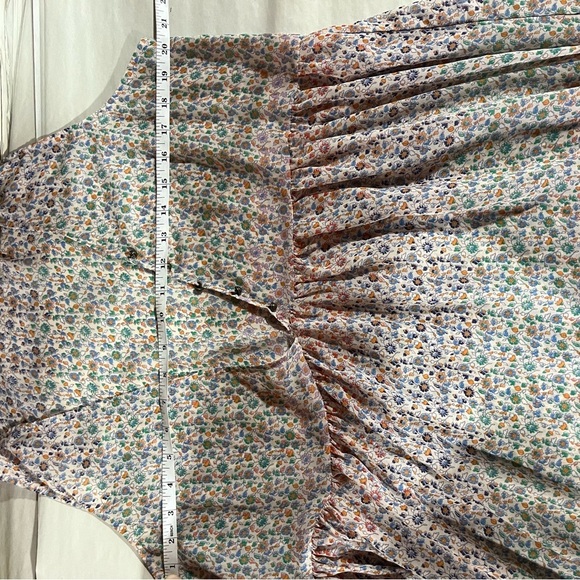 Anthropologie Maeve Violetta Sheer Floral Sleeveless Summer Dress - Picture 14 of 16